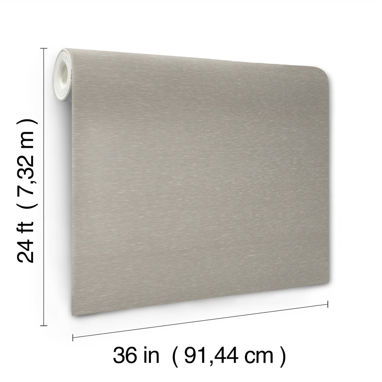 Linen Sunrise Grey by Ronald Redding Wallpaper – York Designer Series GRL88393