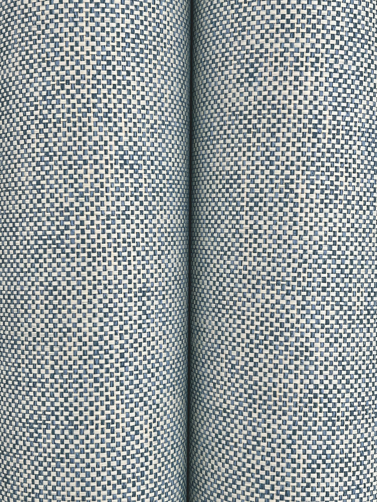Check Paperweave Autumn Sky by Ronald Redding Paper Weave Grasscloth Wallpaper – York Designer Series GRL88396