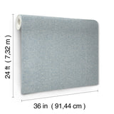 Check Paperweave Autumn Sky by Ronald Redding Paper Weave Grasscloth Wallpaper – York Designer Series GRL88396