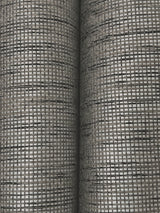 Twist Paperweave Black / Gray by Ronald Redding Paper Weave Wallpaper – York Designer Series GRL88400