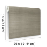 Glistening Sisal Feathered by Ronald Redding Grasscloth Wallpaper – York Designer Series GRL88404