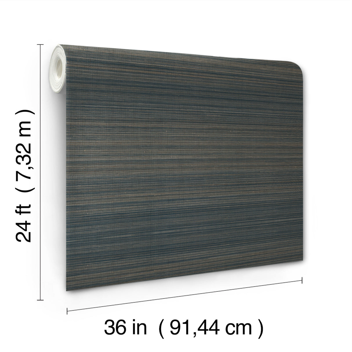 Tailored Abaca Ombre Blue by Ronald Redding Grasscloth Wallpaper – York Designer Series GRL88408