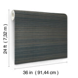 Tailored Abaca Ombre Blue by Ronald Redding Grasscloth Wallpaper – York Designer Series GRL88408