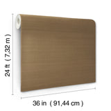 Maguey Sisal Toffee by Ronald Redding Grasscloth Wallpaper – York Designer Series GRL88411