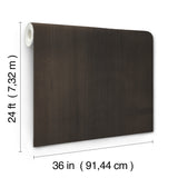 Wood Veneer Walnut by Ronald Redding Wallpaper – York Designer Series GRL88417