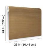 Tailored Abaca Ochre Gold by Ronald Redding Grasscloth Wallpaper – York Designer Series GRL88465
