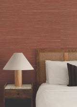 Multicolored Hemp Sunset by Ronald Redding Grasscloth Wallpaper – York Designer Series GRL88471
