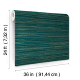 Multicolored Hemp Lakeside by Ronald Redding Hemp Grasscloth Wallpaper – York Designer Series GRL88472