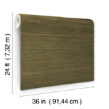 Multicolored Hemp Dry Sage by Ronald Redding Hemp Grasscloth Wallpaper – York Designer Series GRL88473
