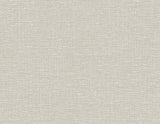 Seabrook Designs Nomi wallpaper in Flax with a matte faux linen texture