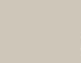 Nomi wallpaper in Alba Beige featuring a matte faux linen texture