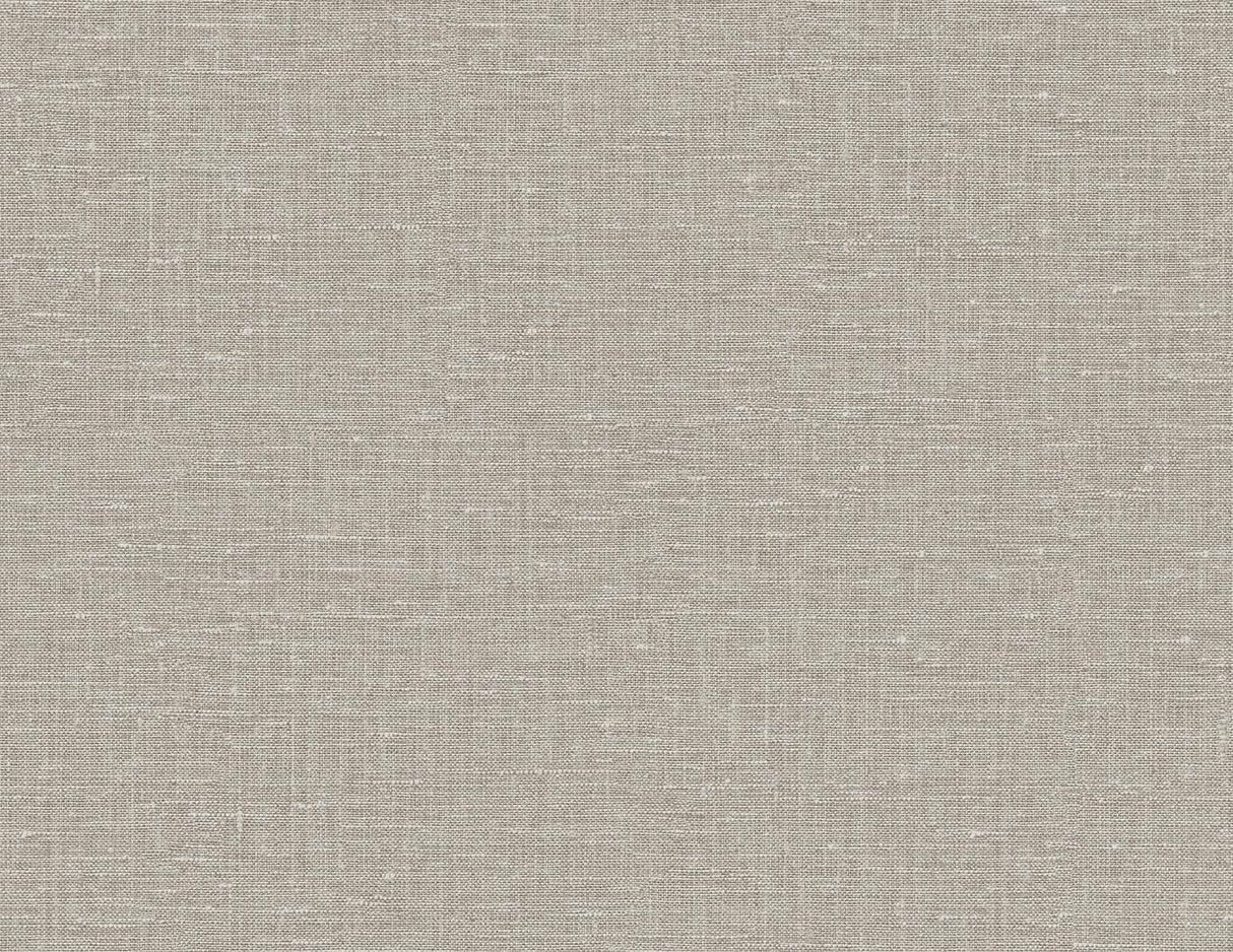 Nomi beige faux linen texture matte vinyl wallpaper by Seabrook Designs