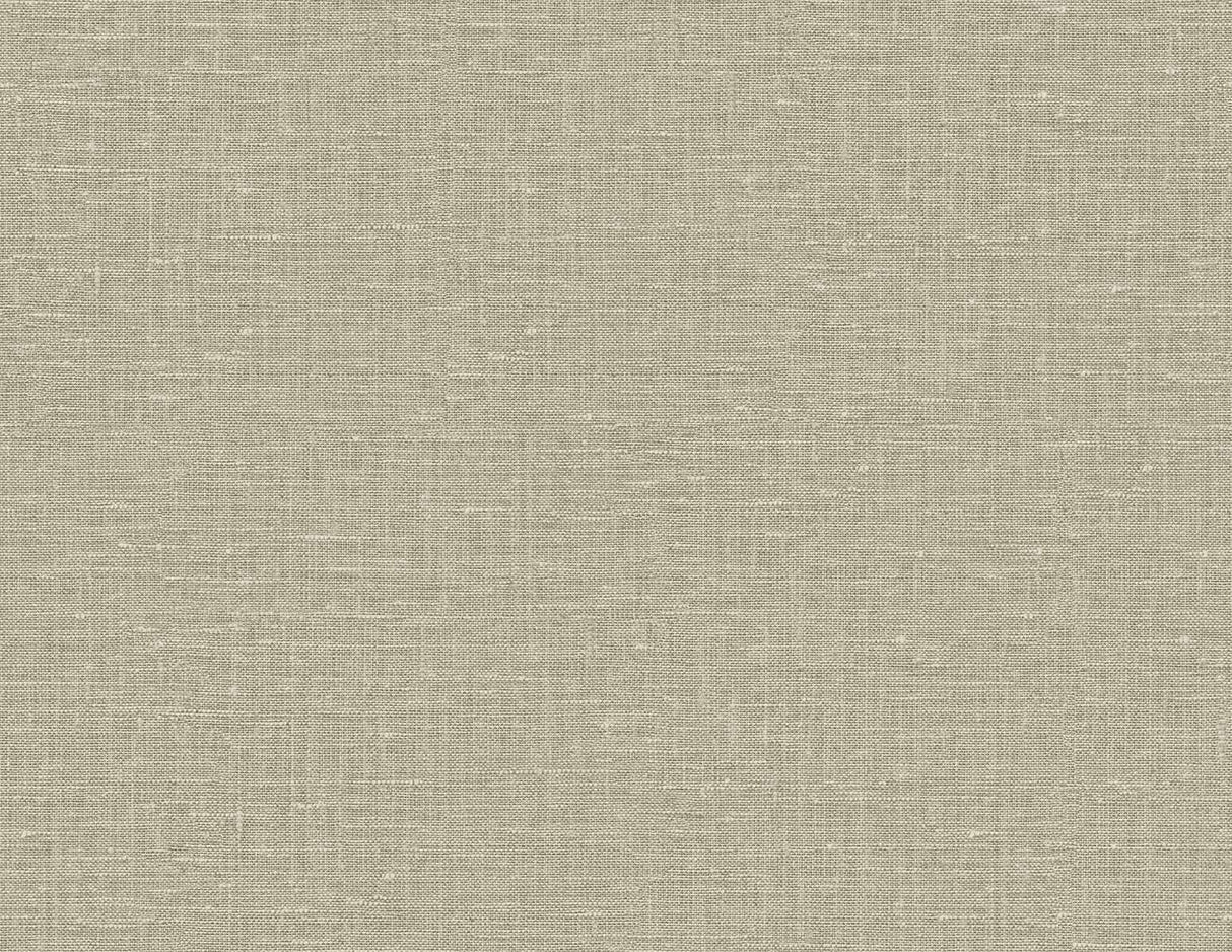 Nomi wallpaper in tan faux linen texture with matte finish