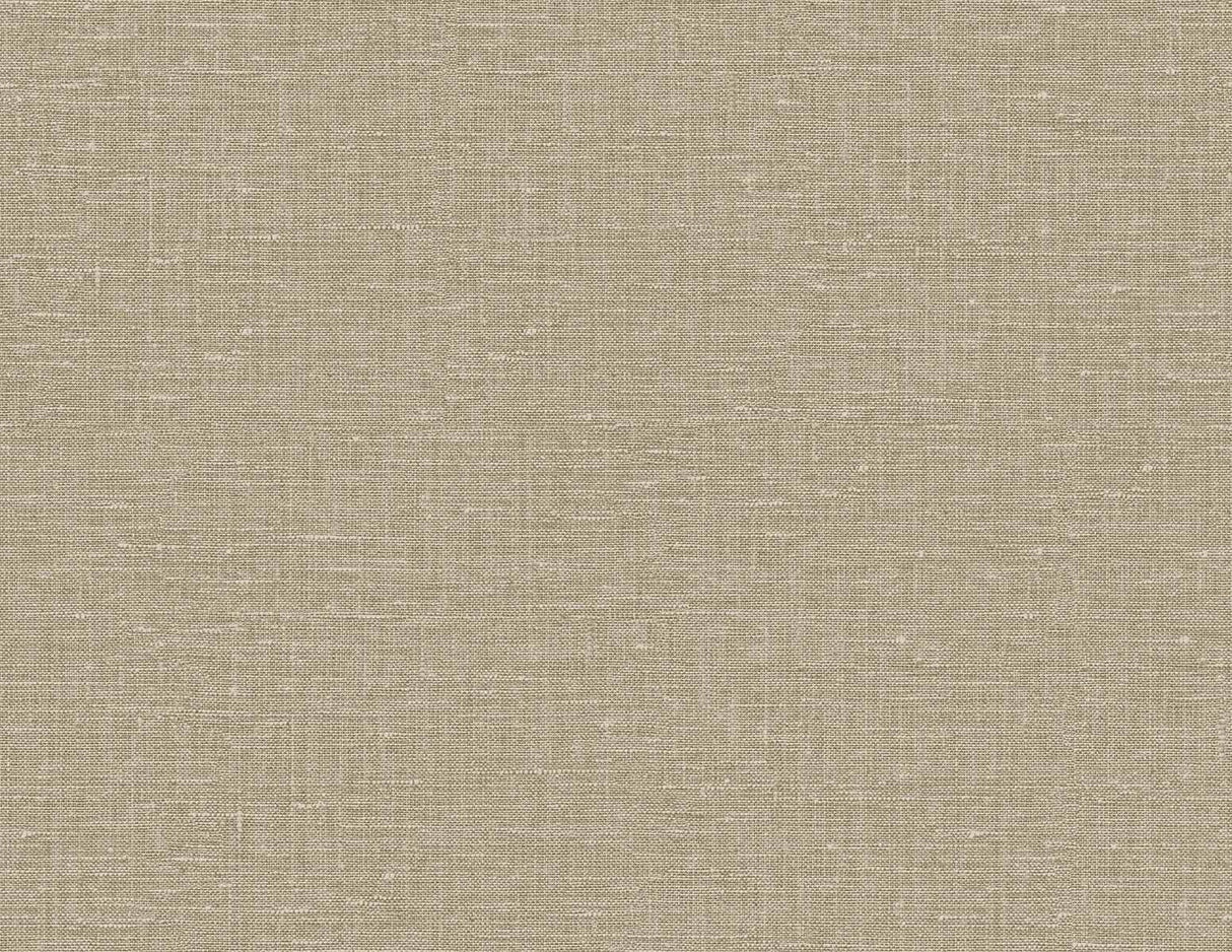 Seabrook Designs Nomi wallpaper in Desert colorway with a matte faux linen texture