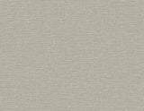 Taupe faux linen texture wallpaper sample - Nomi by Seabrook Designs