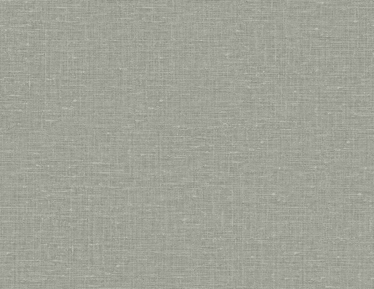 Ash gray faux linen texture wallpaper close-up