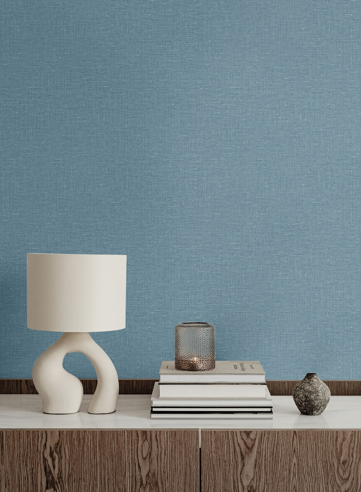Nomi Seaglass by Seabrook Designs Faux Linen Vinyl Wallpaper – Seabrook Designs GT30030