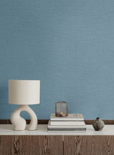 Nomi Seaglass by Seabrook Designs Faux Linen Vinyl Wallpaper – Seabrook Designs GT30030