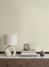 Bangkok Beige by Linen & Silk Textures Faux Silk Texture Wallpaper – Seabrook Designs GT30103