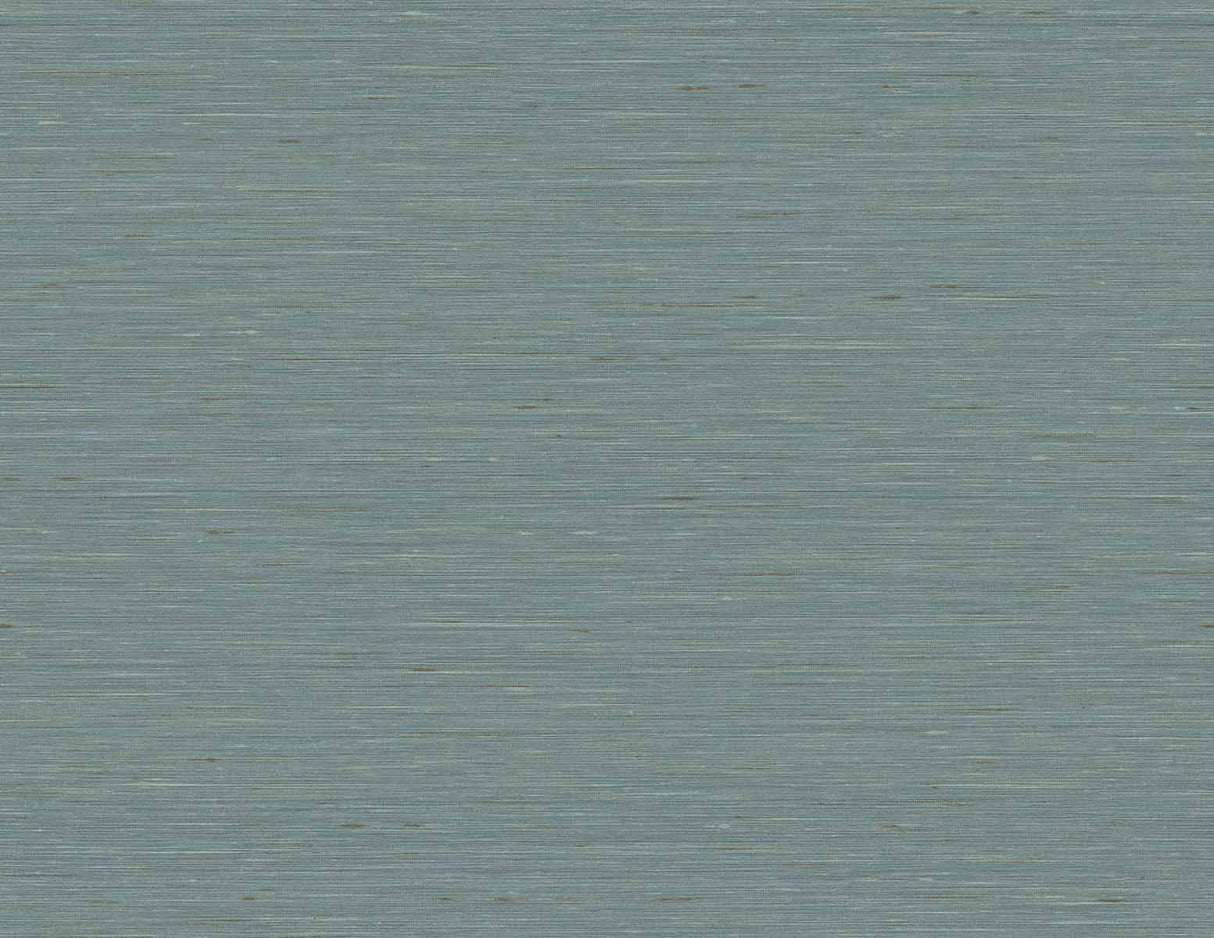 Bangkok Aegean faux silk texture wallpaper in blue