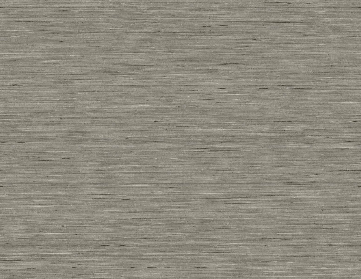 Bangkok wallpaper in Heathered Charcoal with a faux silk texture
