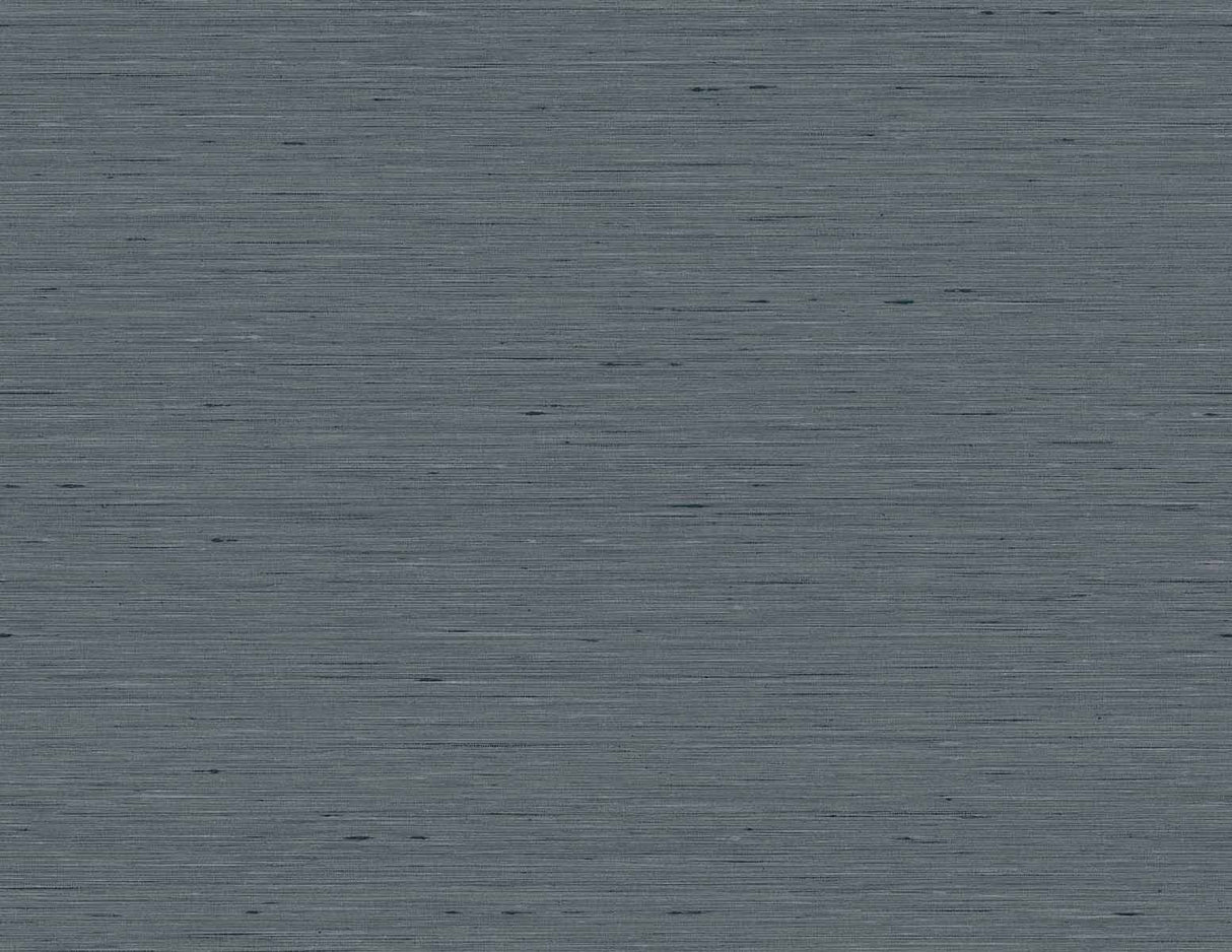 Charcoal faux silk texture wallpaper with subtle horizontal striations