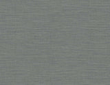 Charcoal faux linen texture vinyl wallpaper with a matte finish