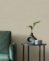 Libeco Nutshell by Linen & Silk Textures Faux Linen Texture Vinyl Wallpaper – Seabrook Designs GT30213