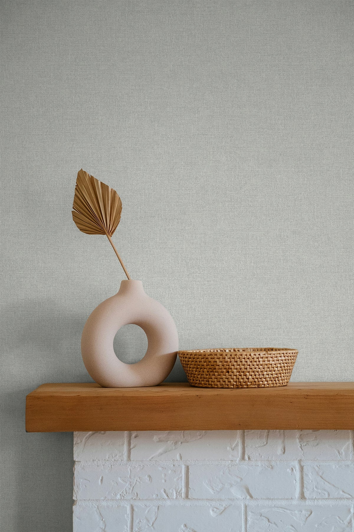 Normandy Dark Gray by Linen & Silk Textures Faux Linen Texture Wallpaper – Seabrook Designs GT30305