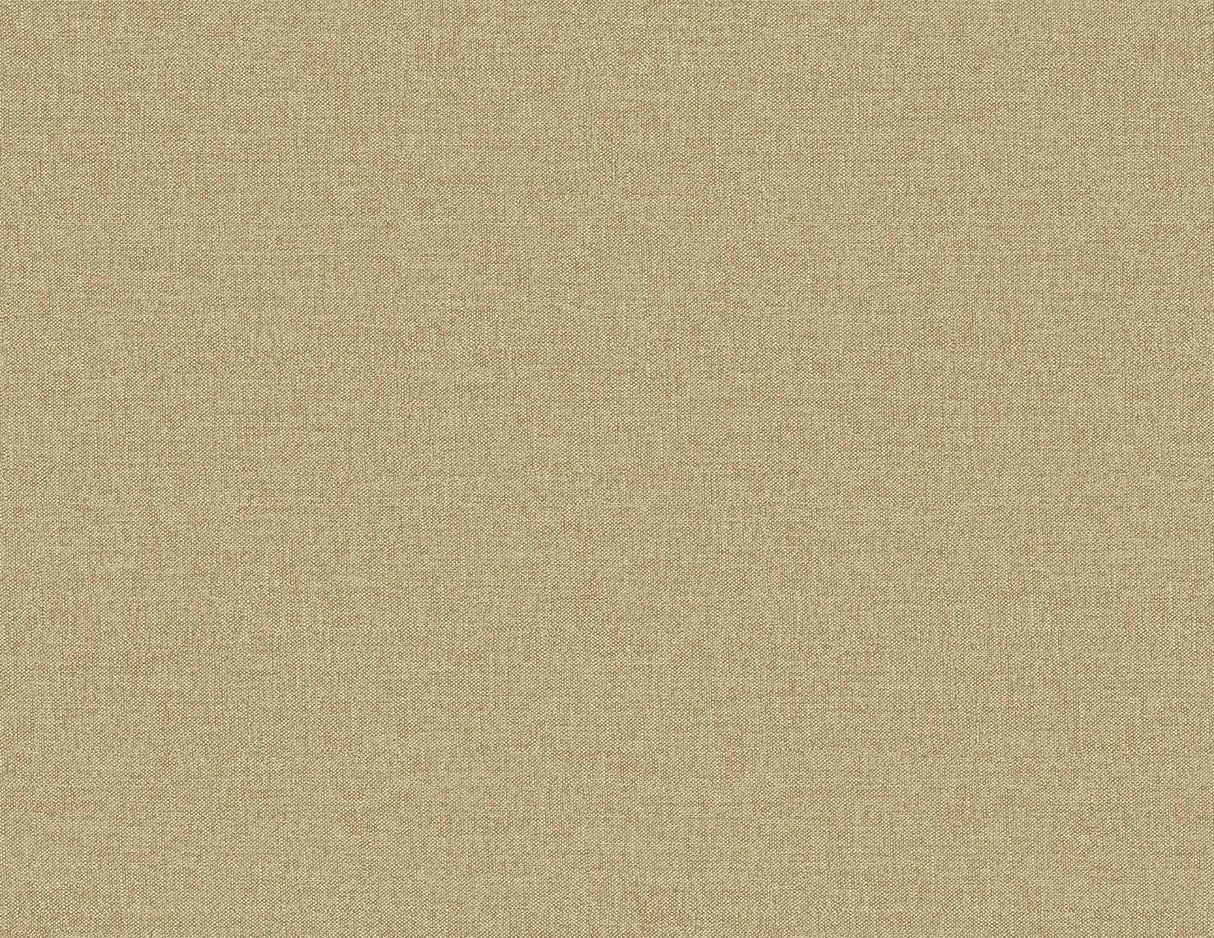Caramel faux linen texture matte vinyl wallpaper