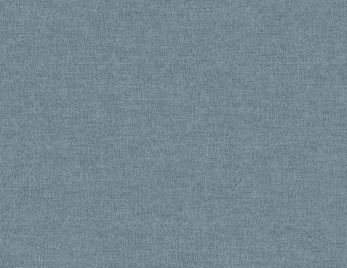 Seabrook Designs Normandy wallpaper in navy faux linen texture