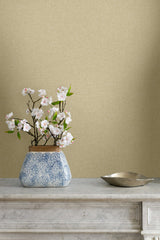 Normandy Sunkissed Matte by Linen & Silk Textures Faux Linen Type II Vinyl Wallpaper, 27 in x 27 yd – Seabrook Designs GT30331