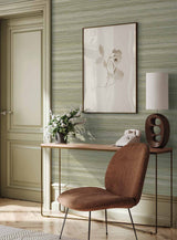 Meiya Seagrass by Linen & Silk Textures Stria Texture Wallpaper – Seabrook Designs GT30411