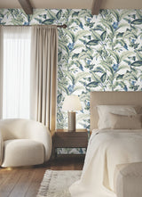 Mystic Isle Multicolor Wallpaper with Tropical Eclectic Pattern - York GT4502
