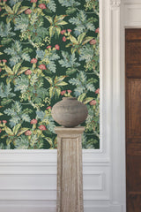 Briarwood Green Botanical Vintage Wallpaper - York GT4525