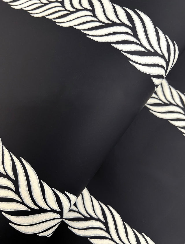 Braided Stripe Black Wallpaper with Braided Stripe Motif - Ronald Redding GT4542