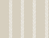 Braided Stripe Beige Wallpaper with Braided Stripe Pattern - York GT4544