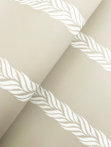 Braided Stripe Beige Wallpaper with Braided Stripe Pattern - York GT4544