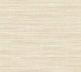 Brushed Linen Ivory Wallpaper with Weaves Pattern - York GT4562