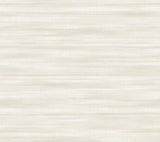 Brushed Linen White Wallpaper with Weaves Pattern, Transitional Style - York GT4563