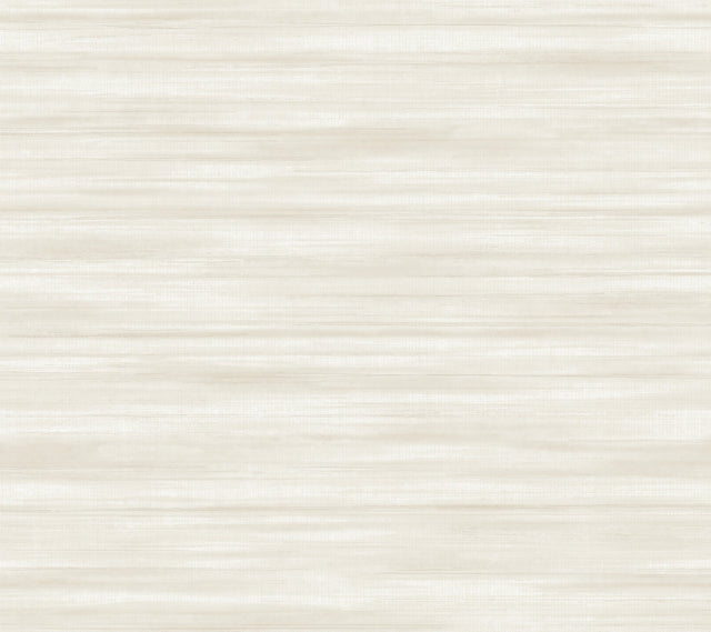 Brushed Linen White Wallpaper with Weaves Pattern, Transitional Style - York GT4563
