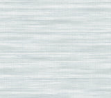 Brushed Linen Light Blue Wallpaper with Weaves Pattern, Transitional Style - York GT4564