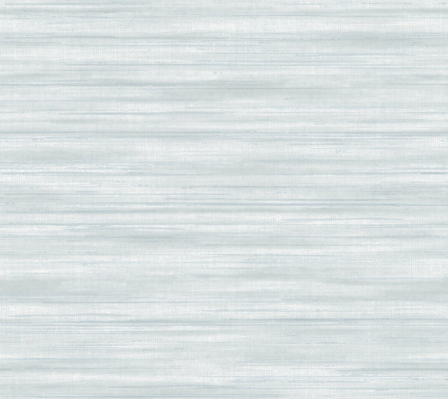 Brushed Linen Light Blue Wallpaper with Weaves Pattern, Transitional Style - York GT4564