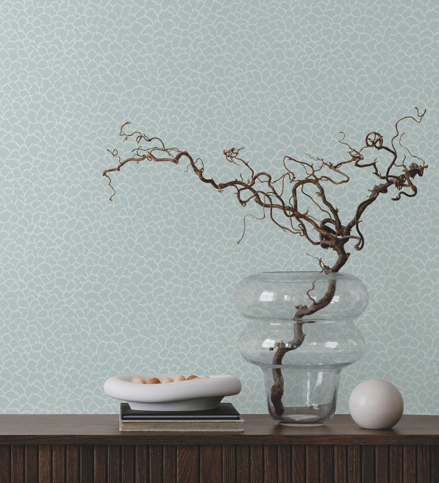 Nadie Blue Textured Abstract Wallpaper - York GT4572
