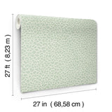 Nadie Green Textured Wallpaper with Raised Ink - York GT4573