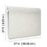 Nadie Grey Textured Abstract Raised Ink Wallpaper - York GT4574
