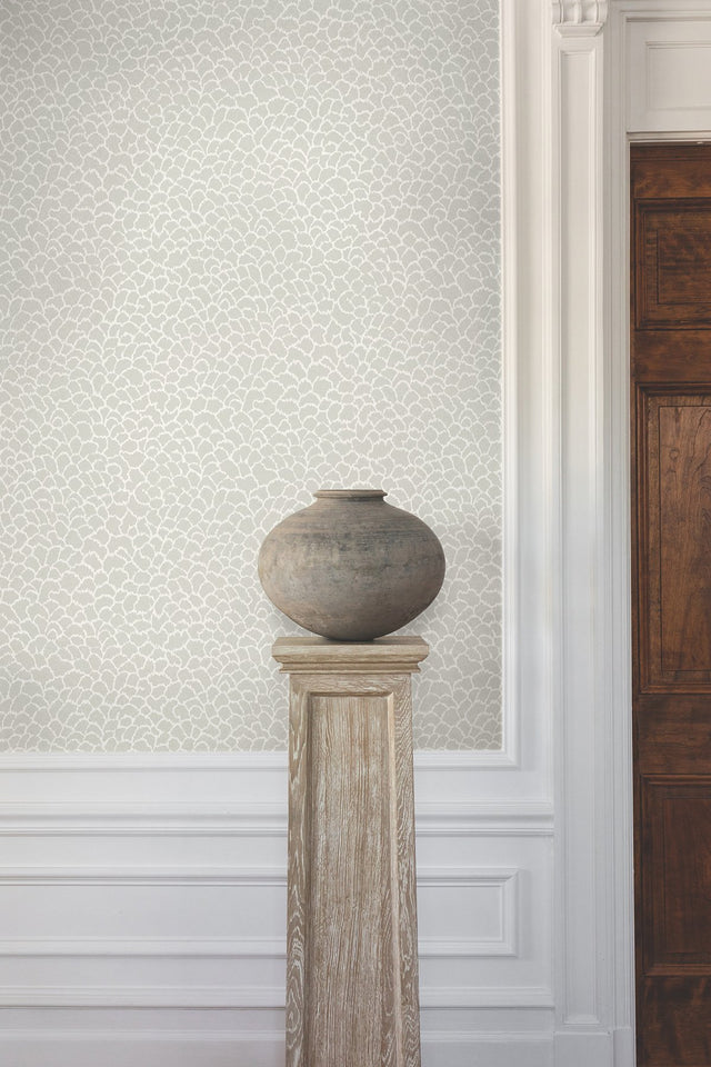 Nadie Grey Textured Abstract Raised Ink Wallpaper - York GT4574