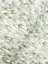 Aslan Green Wallpaper with Bohemian Eclectic Marbled Pattern - York GT4582