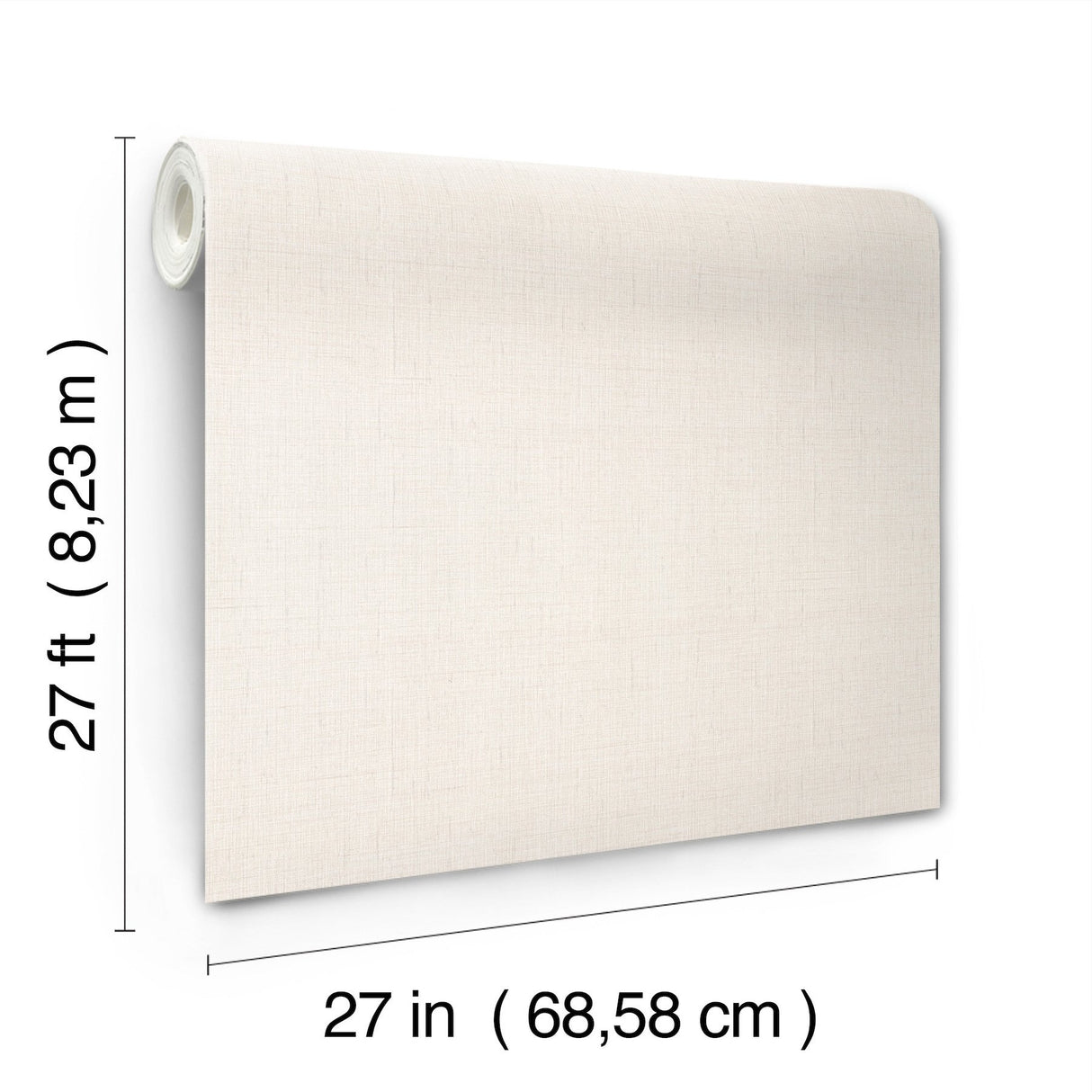Amari Platinum Wallpaper with Textured Weave in Transitional Style - York GT4591N
