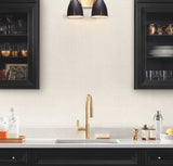 Amari Platinum Wallpaper with Textured Weave in Transitional Style - York GT4591N